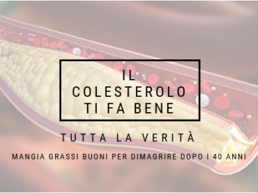 MANGIA GRASSO E DIMAGRISCI DOPO I 40 ANNI: LA VERITÀ SUL COLESTEROLO